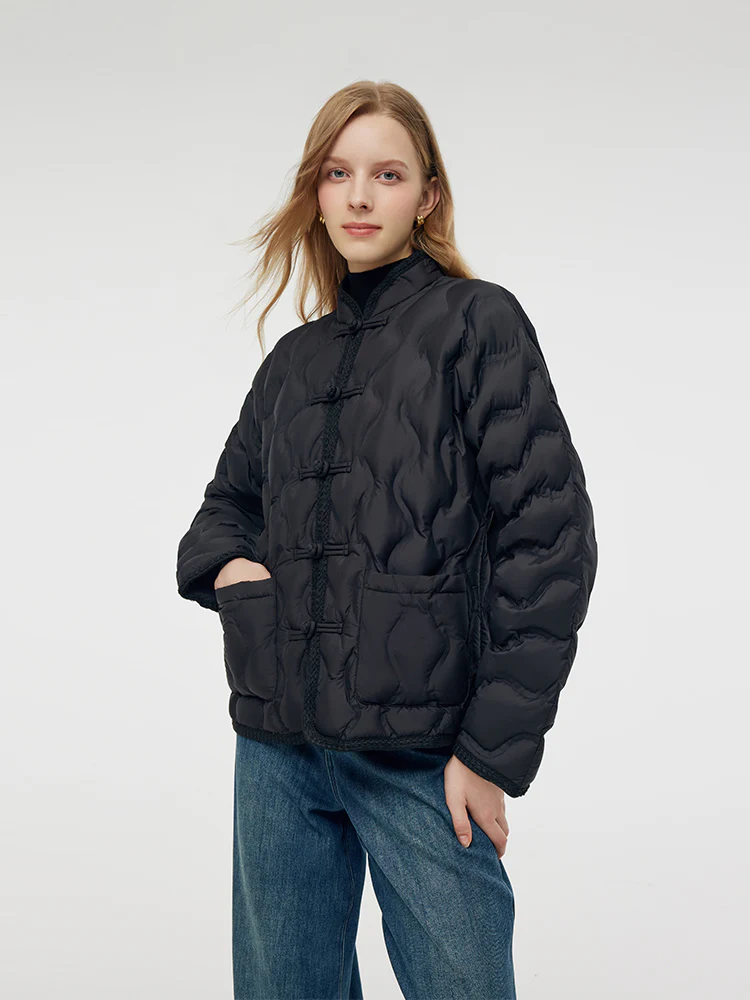 New Chinese-Style Lightweight Goose Down Jacket - Image 5