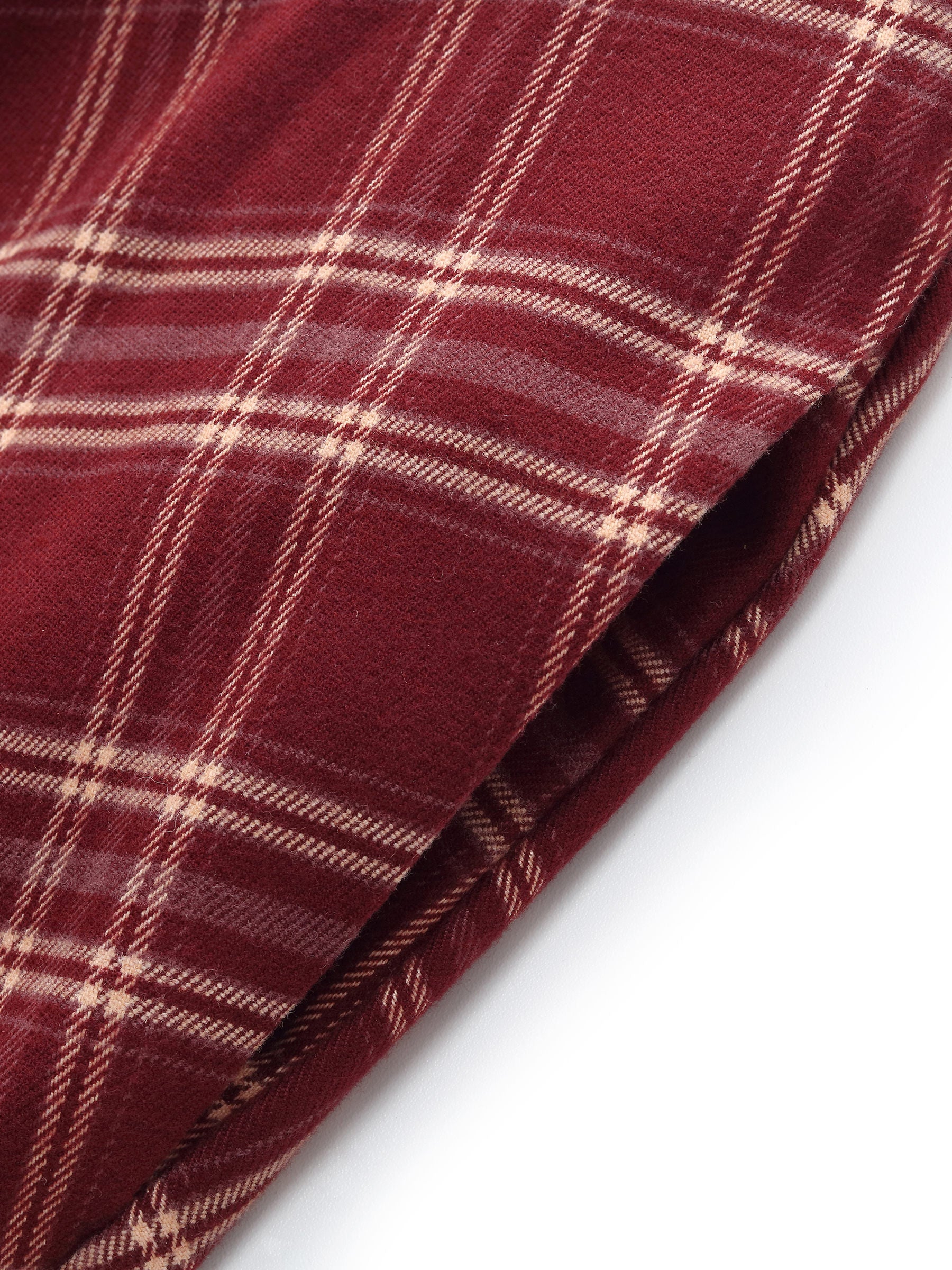 Plaid Asymmetrical Hem Women Skirt With Triangle Scarf - Image 9