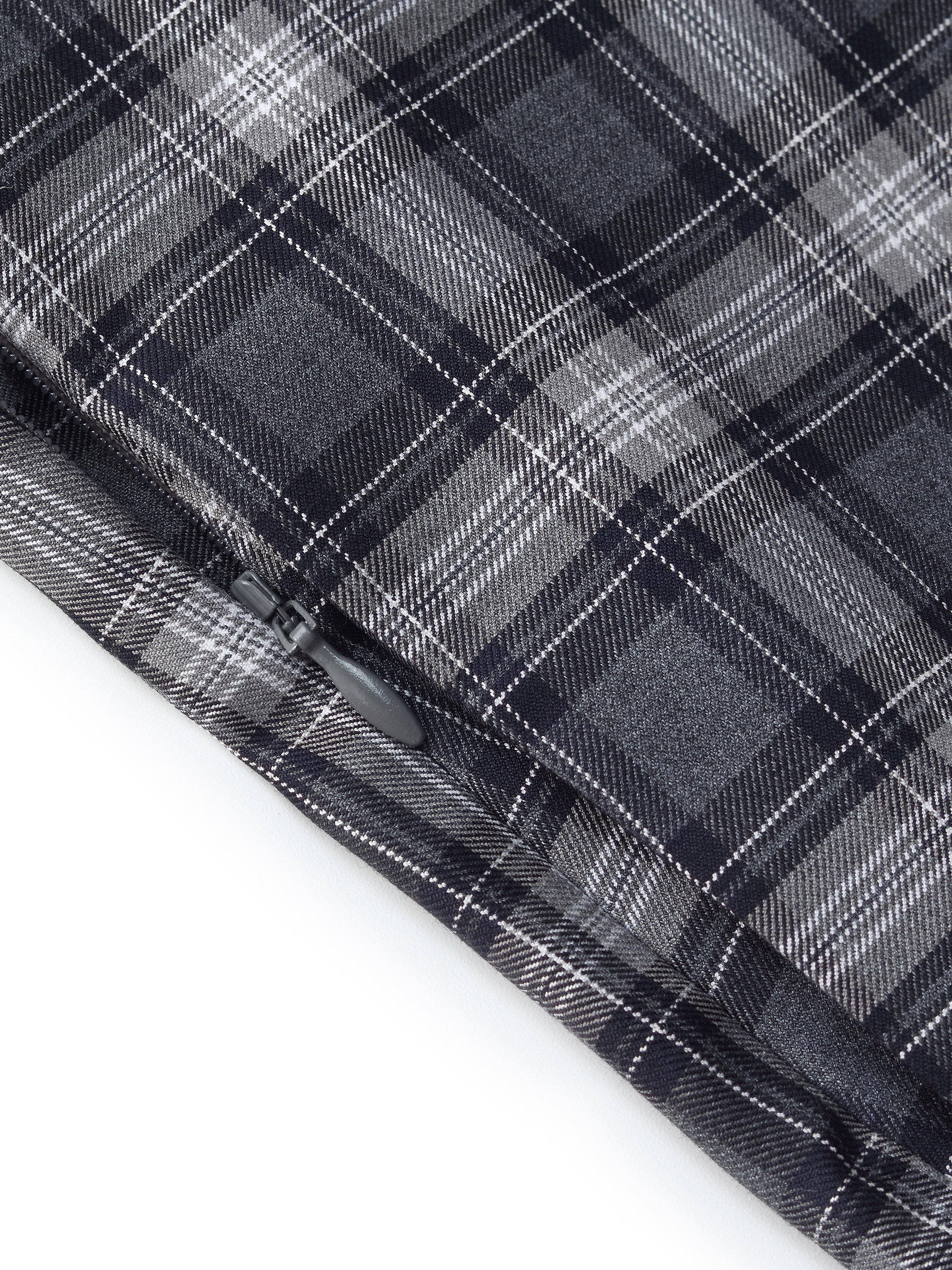 Plaid Women A-Line Skirt With Scrunchie - Image 12