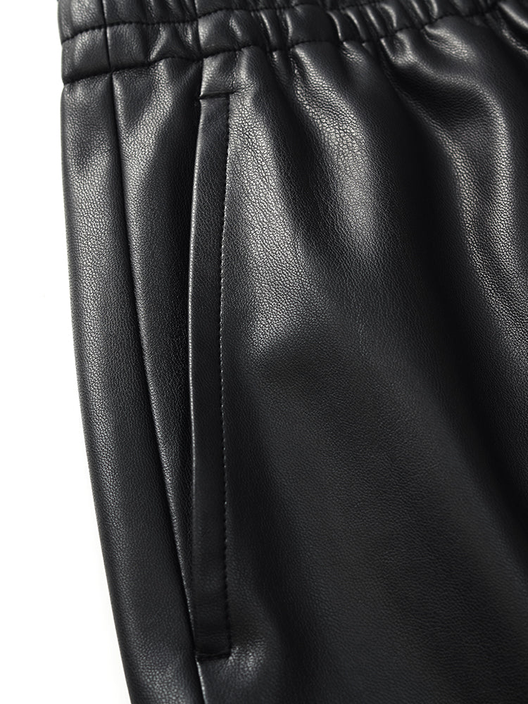 PU Leather Women Shorts - Image 8