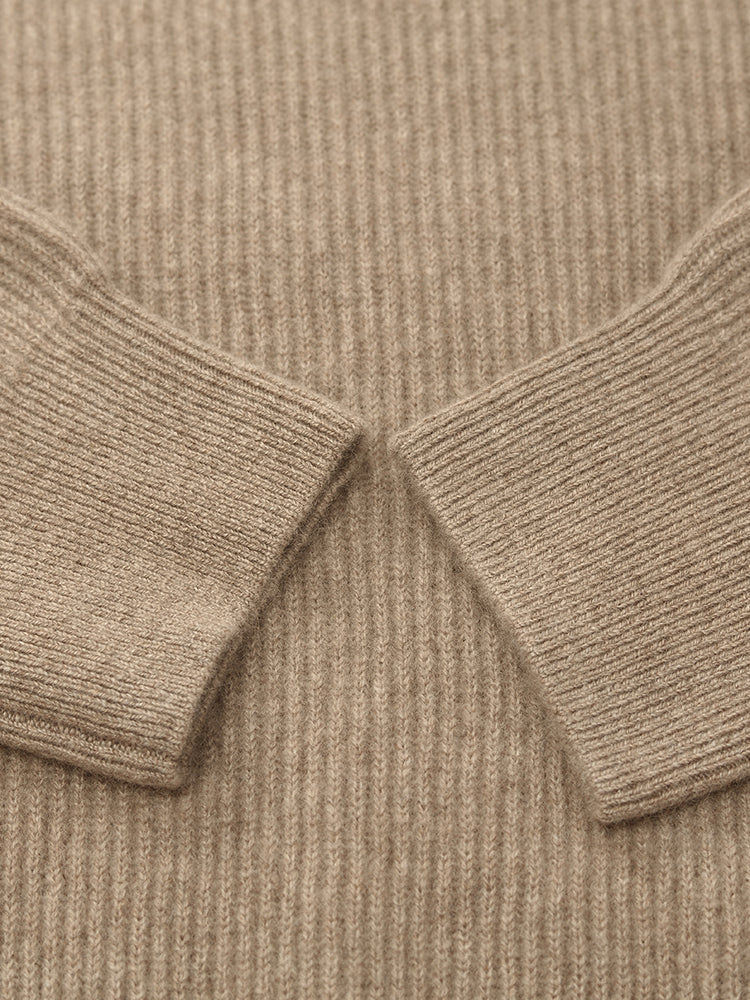 Pure Cashmere Hooded Sweater With Detachable Hat - Image 11