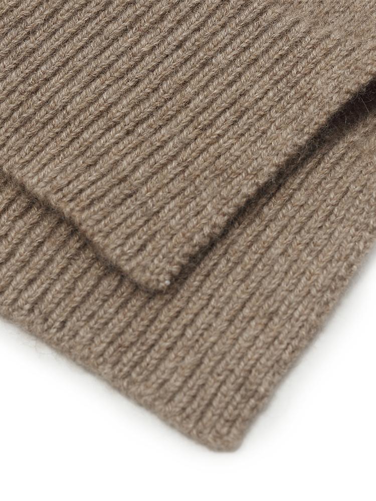 Pure Cashmere Seamless Mock Neck Slim Women Sweater - Image 11