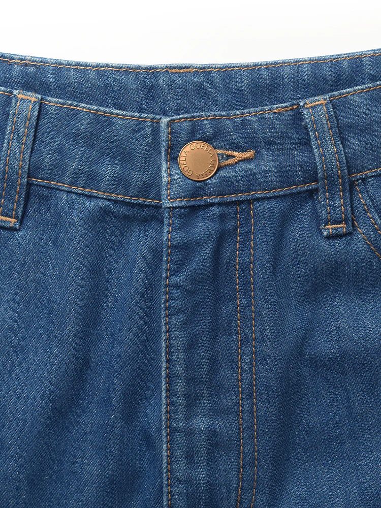 Rhinestone Denim A-Line Women Shorts - Image 14