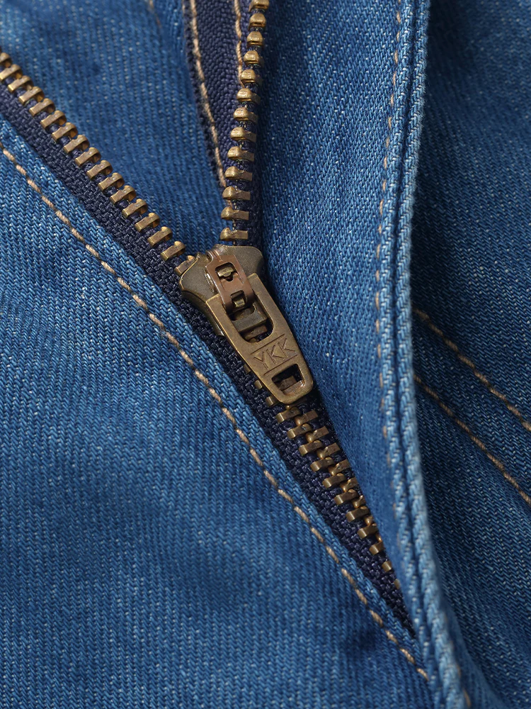 Rhinestone Denim A-Line Women Shorts - Image 16