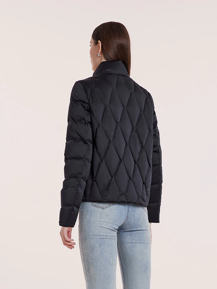 Stand Collar Goose Down Jacket - Image 11