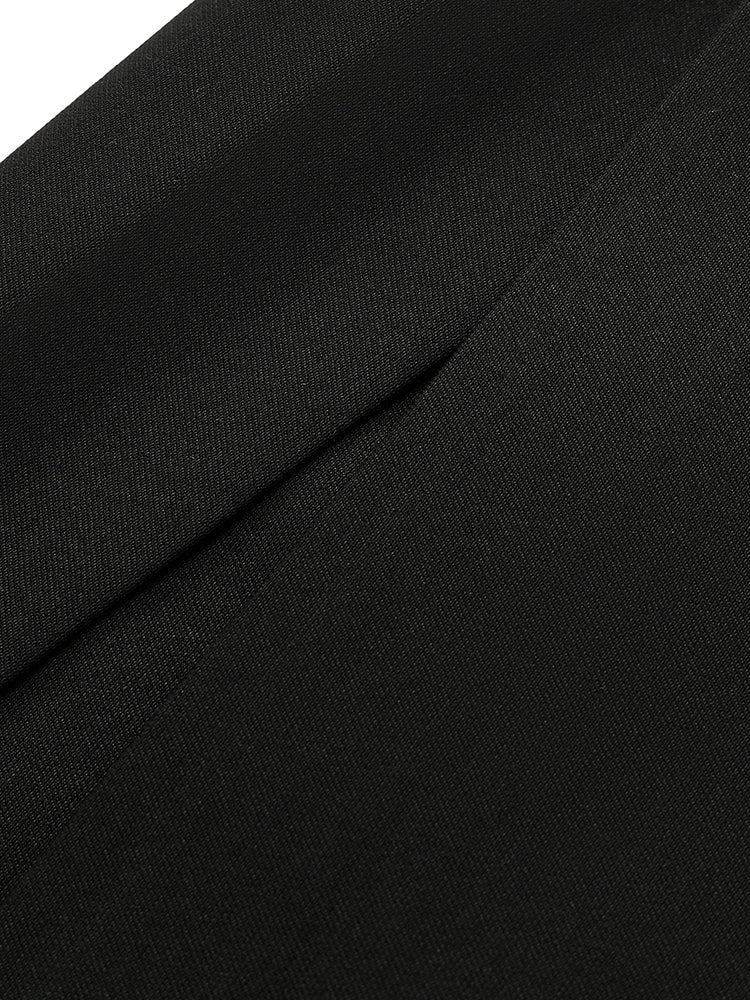 Straight Fitting Slit Half Skirt - Image 11