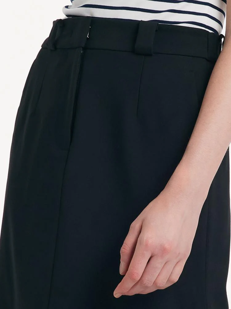 Straight Fitting Slit Half Skirt - Image 7