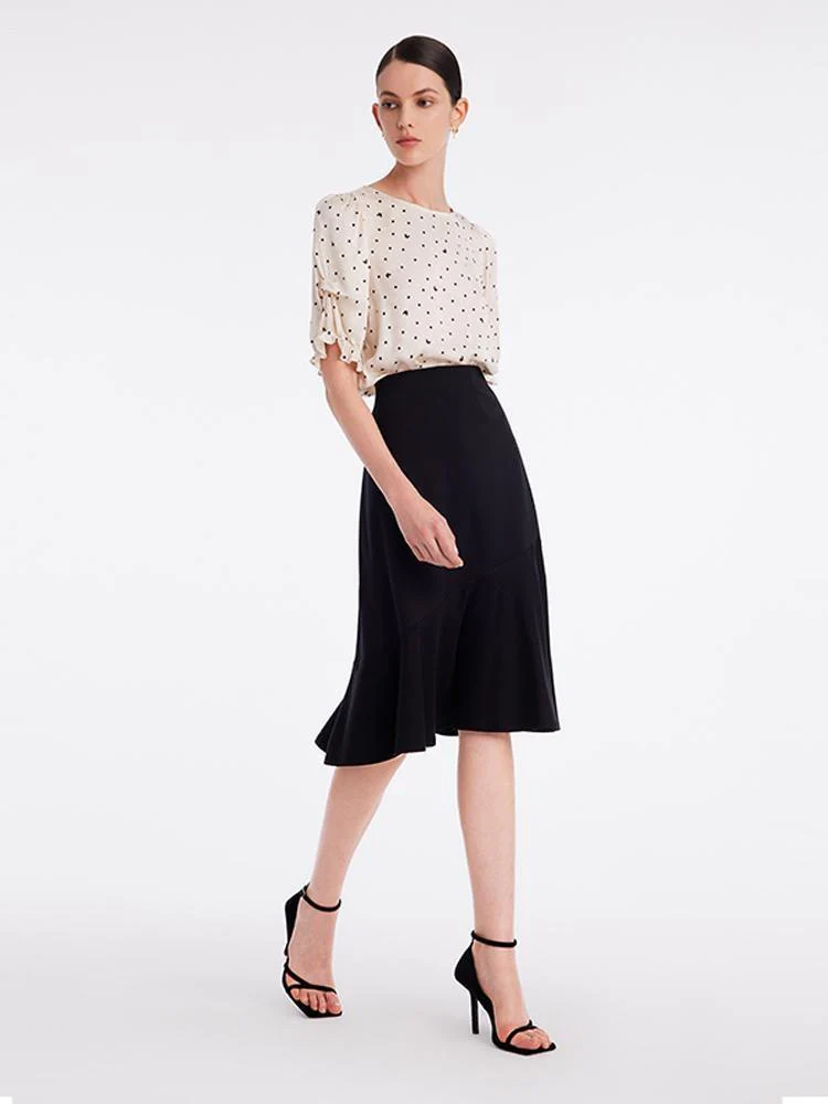Stretch Knit Fishtail Women Skirt - Image 2