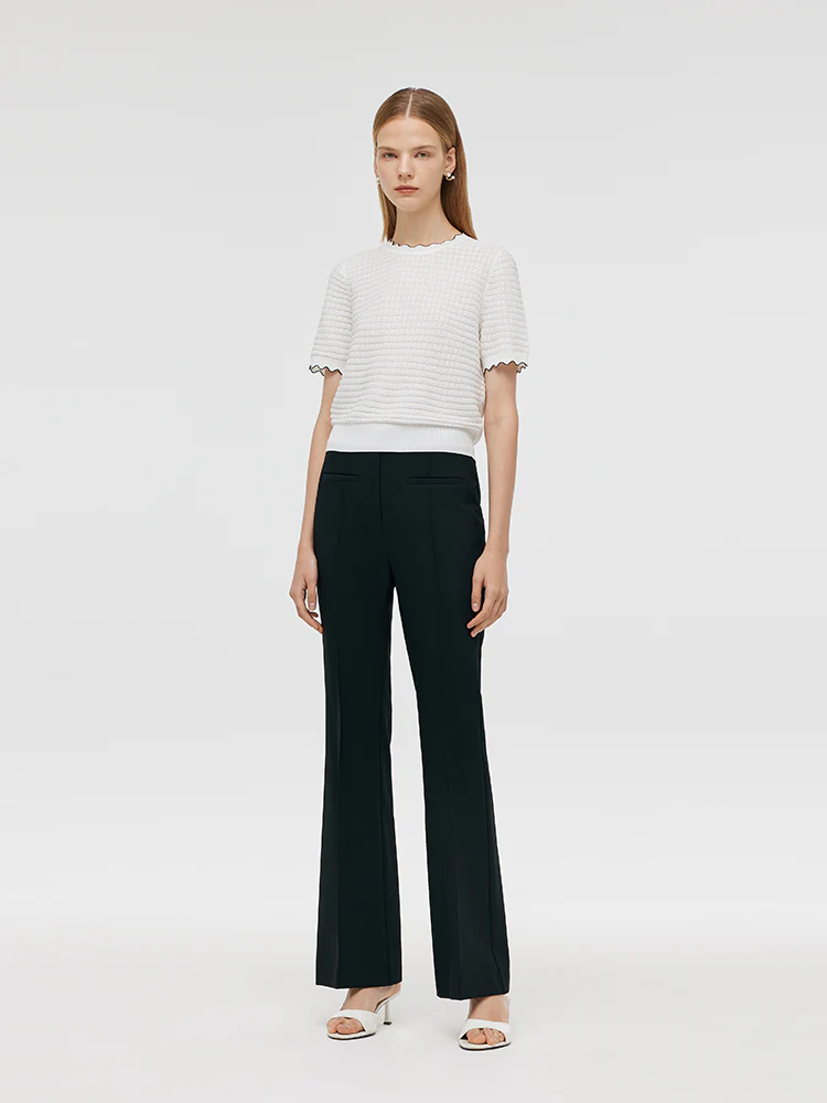 Stretch Micro-Flared Women Pants - Image 2