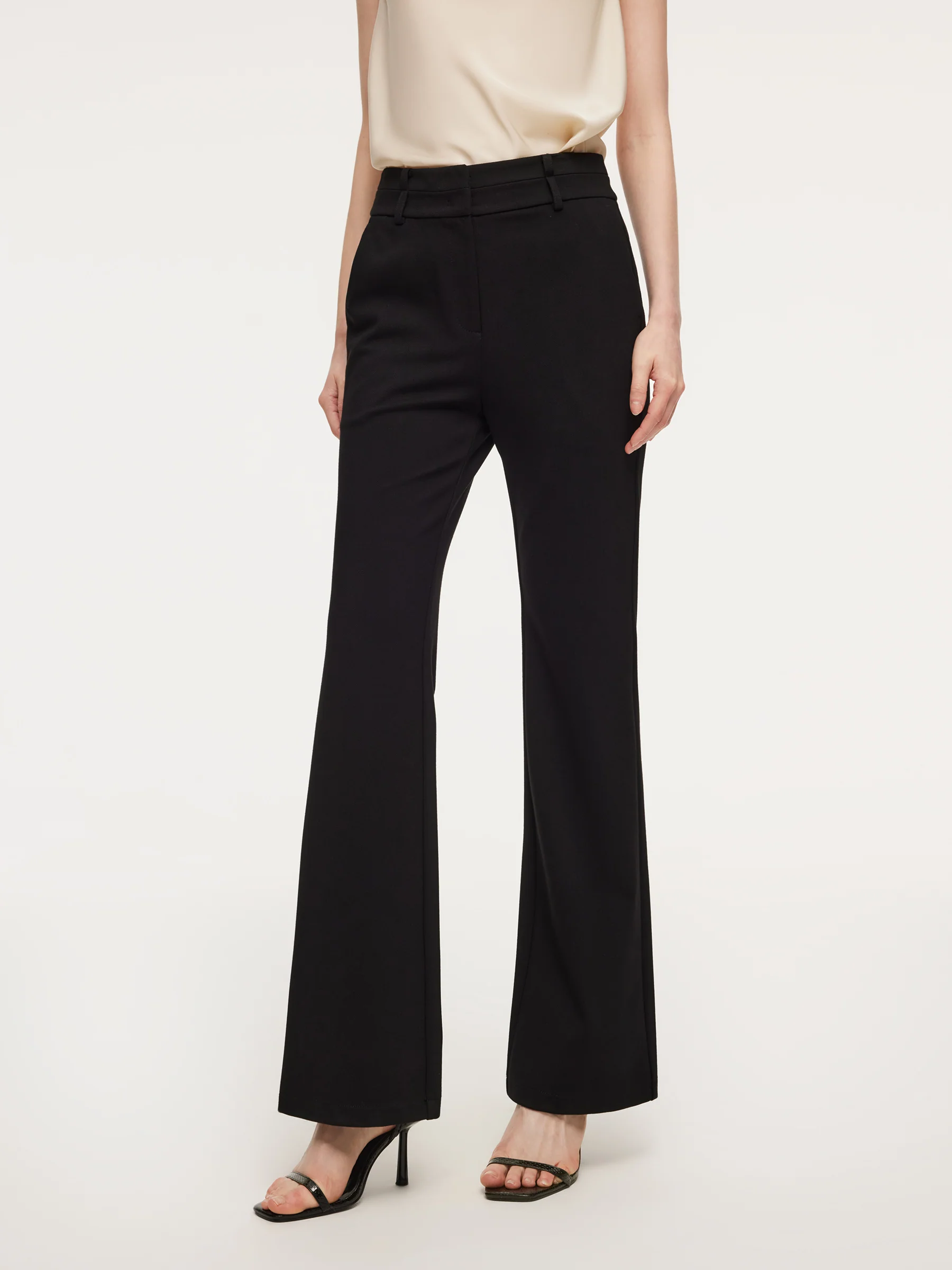 Stretch Slim Fit Women Flared Pants - Image 5