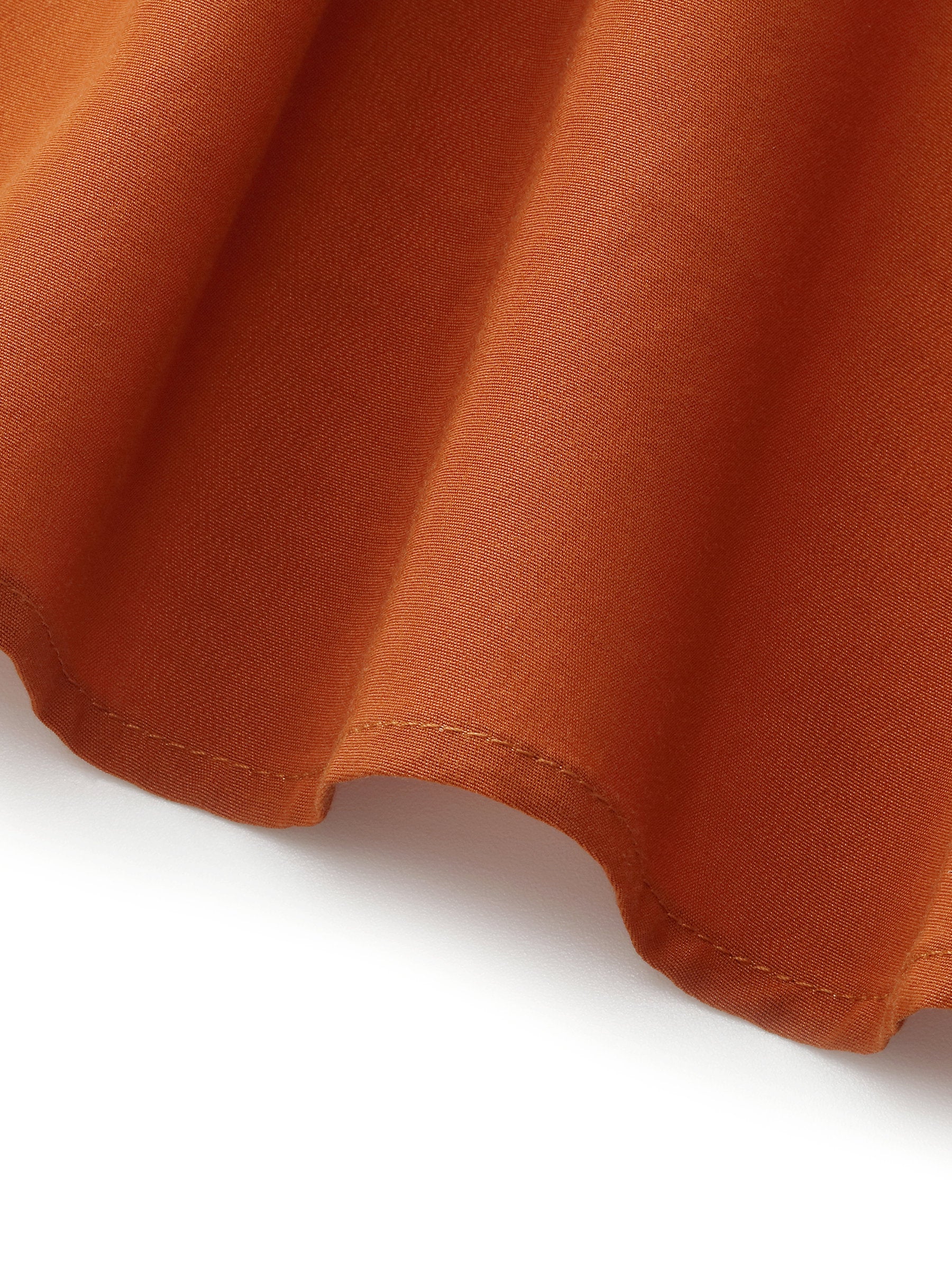 Tencel Acetate Blend Color Block Women Midi Dress - Image 10