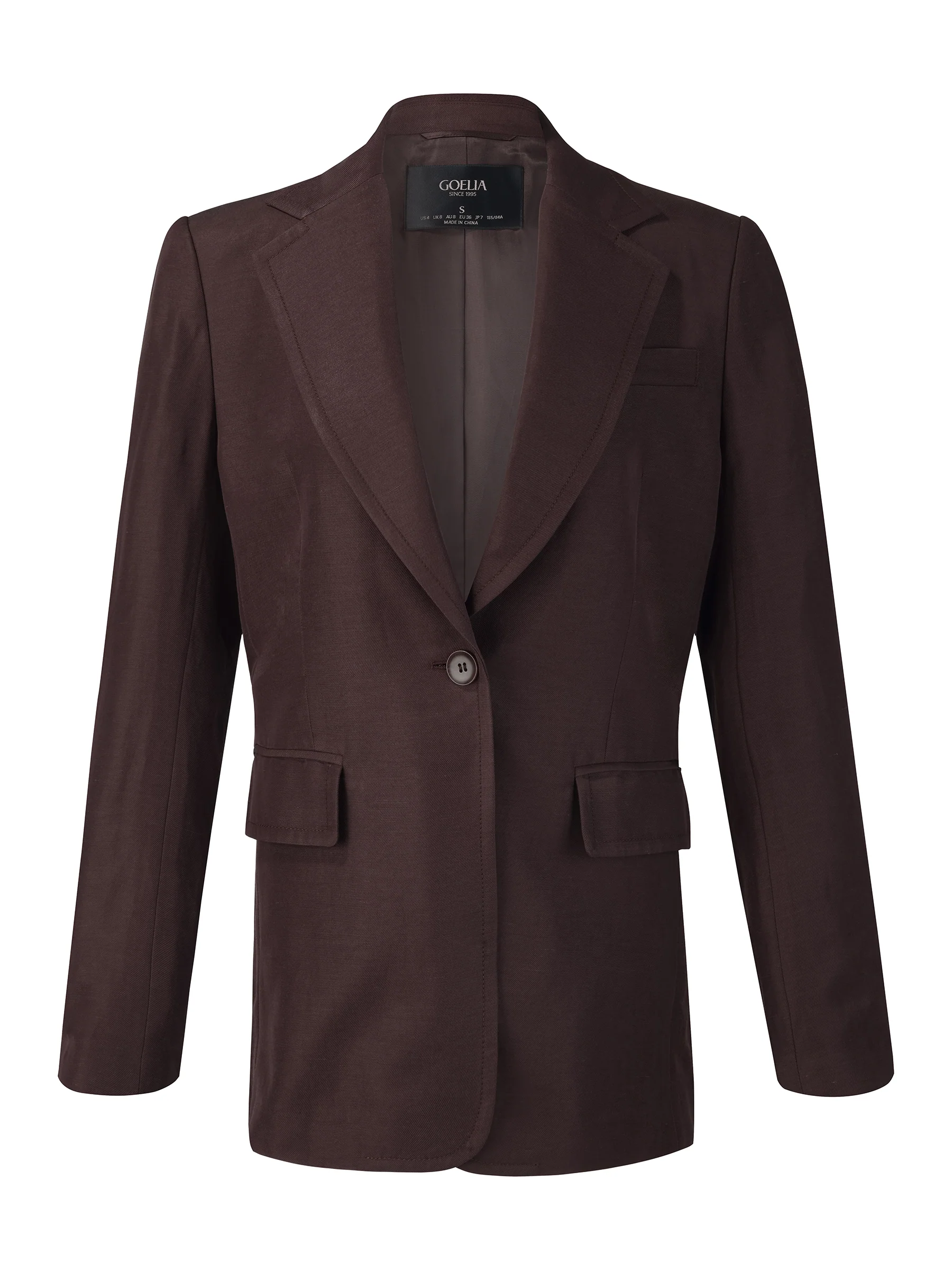 Tencel Acetate Linen Blend Women Blazer - Image 7