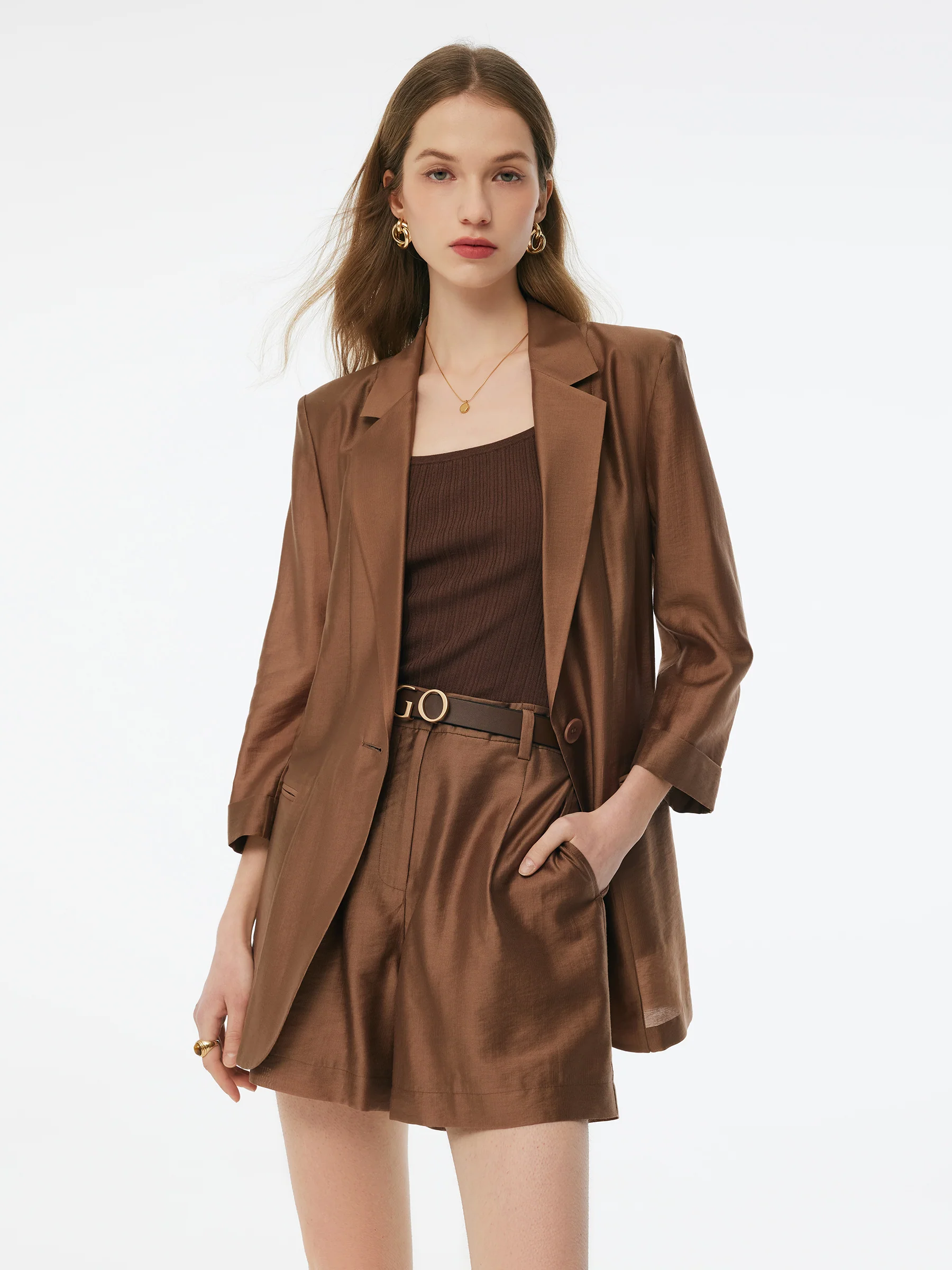 Tencel Blend Women Blazer