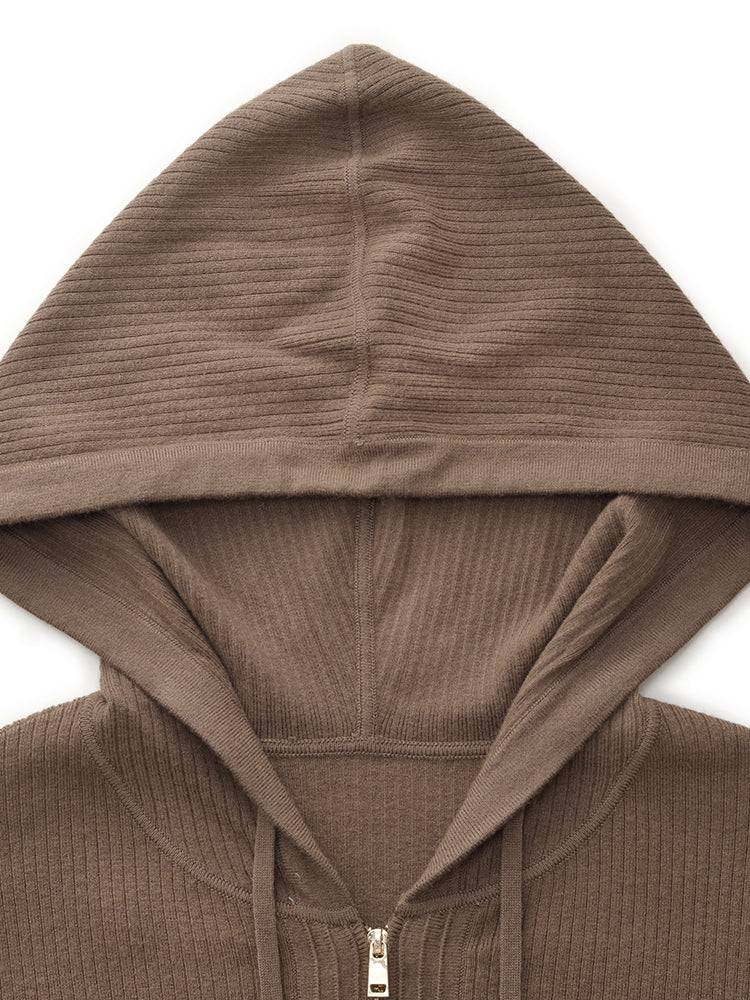 Tencel Wool Hoodie And Pants Two-Piece Set - Image 11