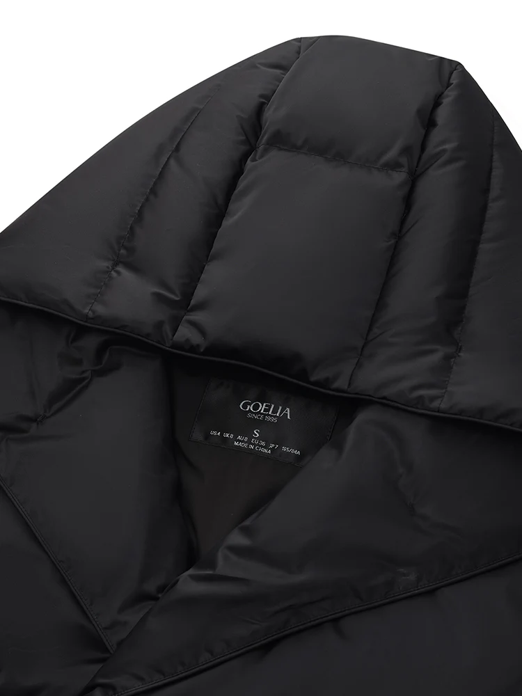Unisex Hooded Long Goose Down Coat - Image 13