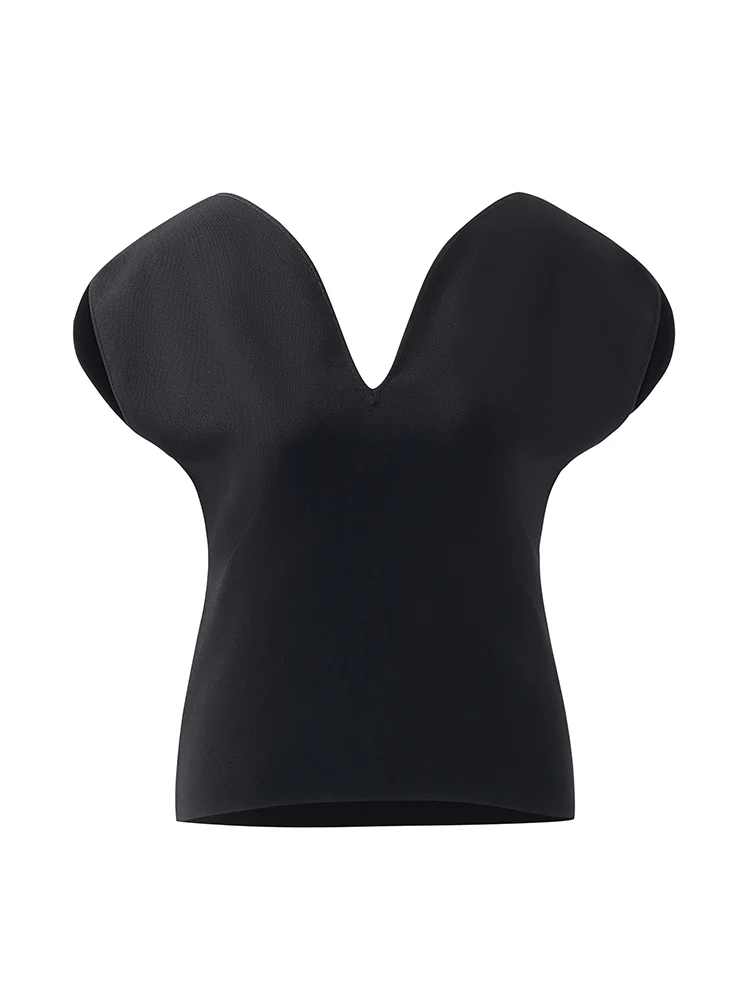 V-Neck Women Knit Top - Image 7