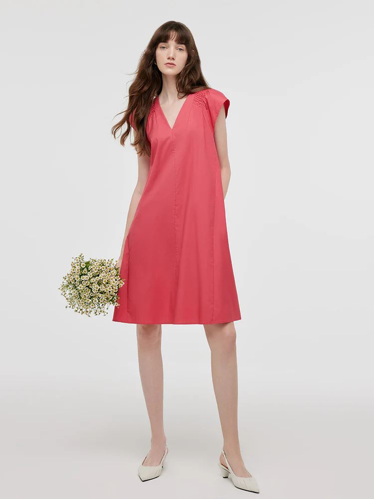 V-Neck Women Mini Dress - Image 3