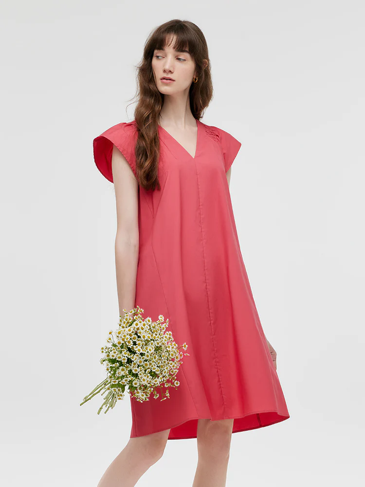 V-Neck Women Mini Dress - Image 5