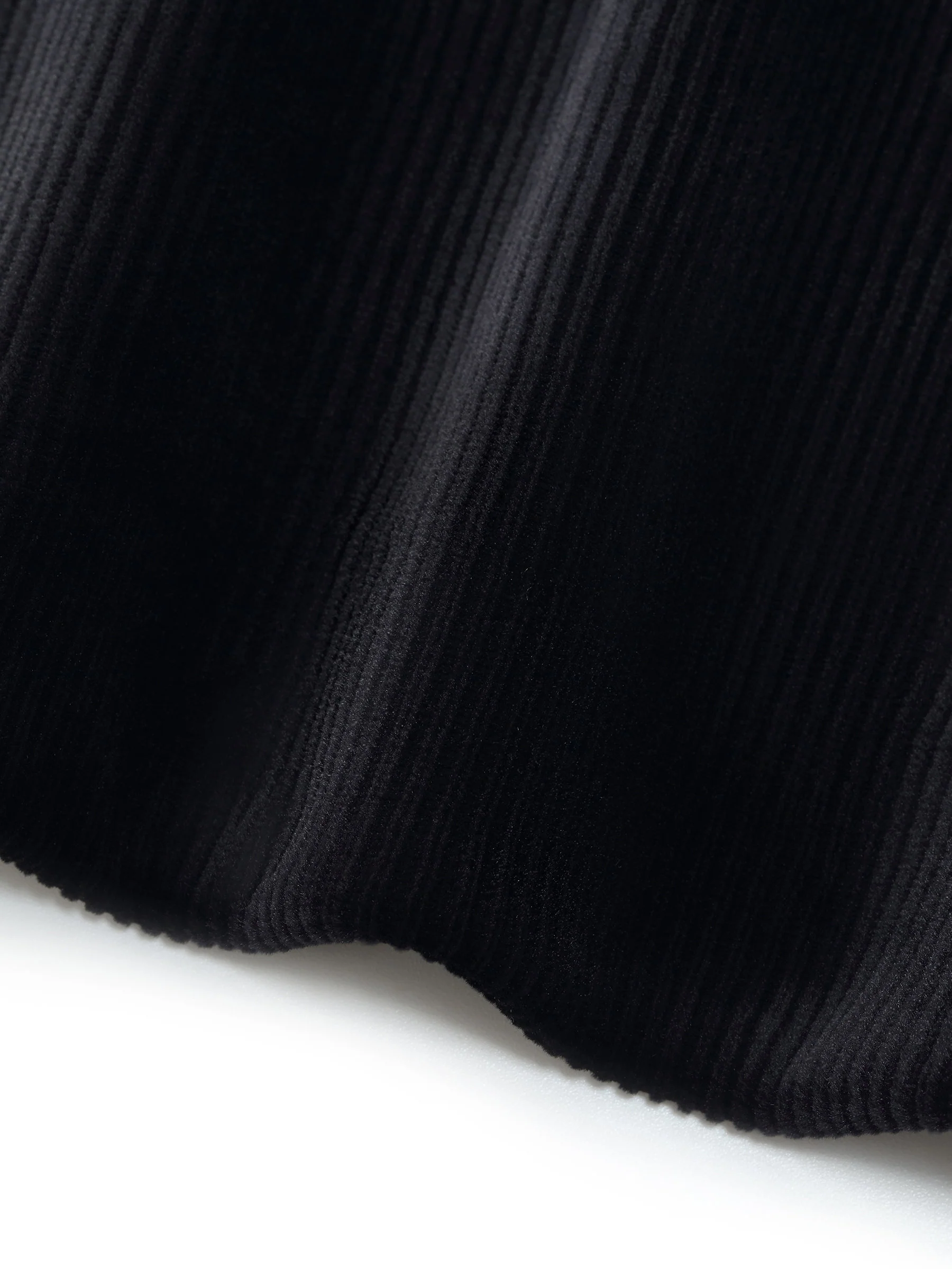 Velvet Ribbed Knit Women Column Skirt - Image 10