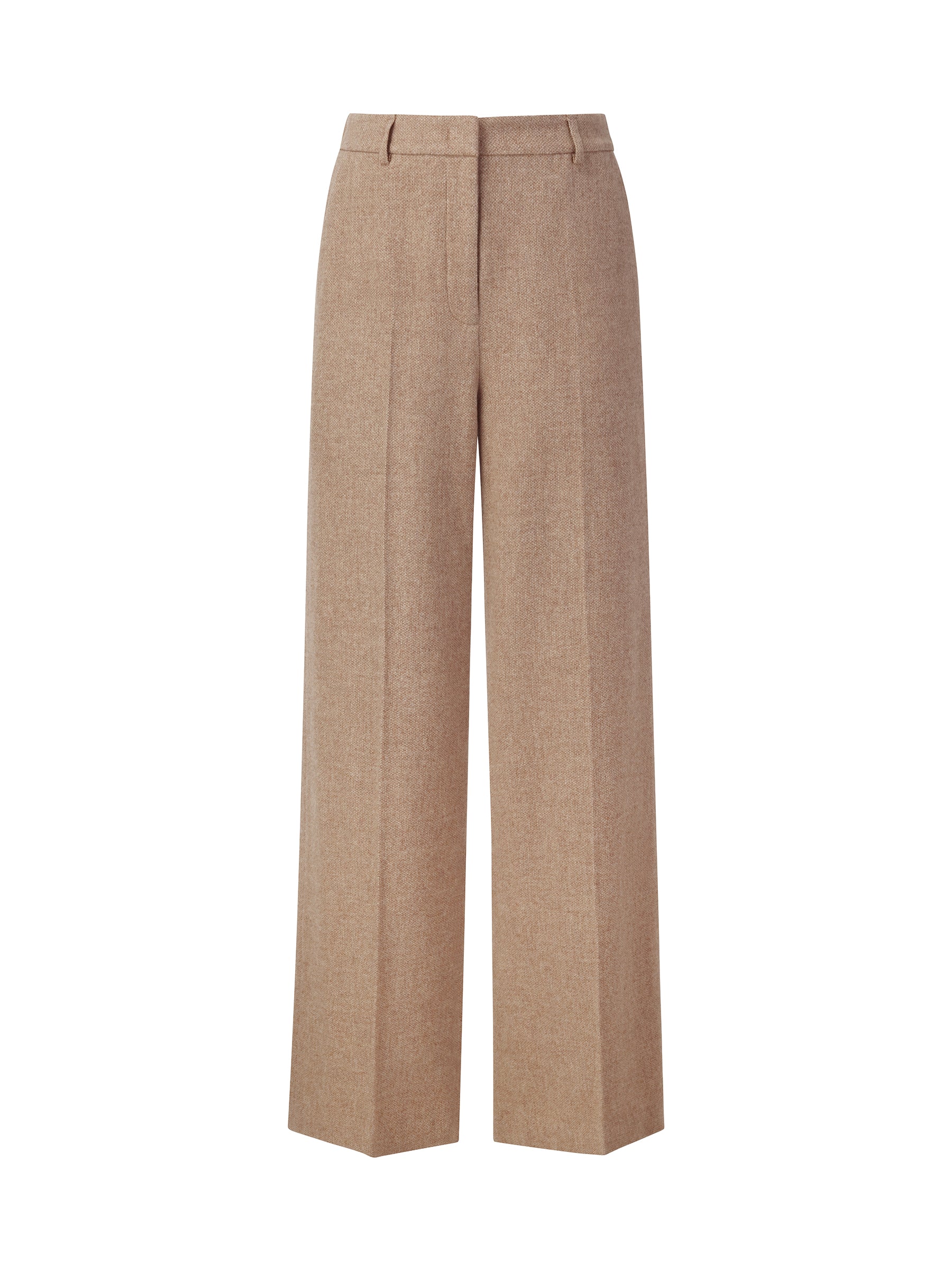 Washable Wool Cashmere Blend Straight Leg Women Pants - Image 6