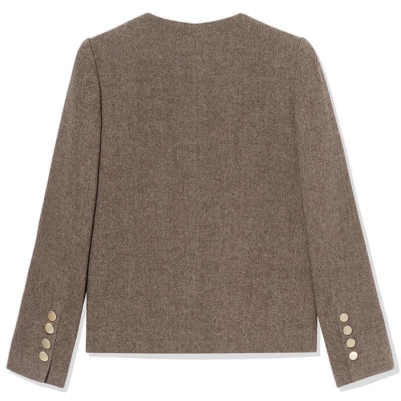 Washable Woolen Classic Women Jacket - Image 8