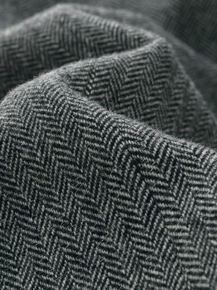 Washable Wool Lapel Unisex Overcoat - Image 16