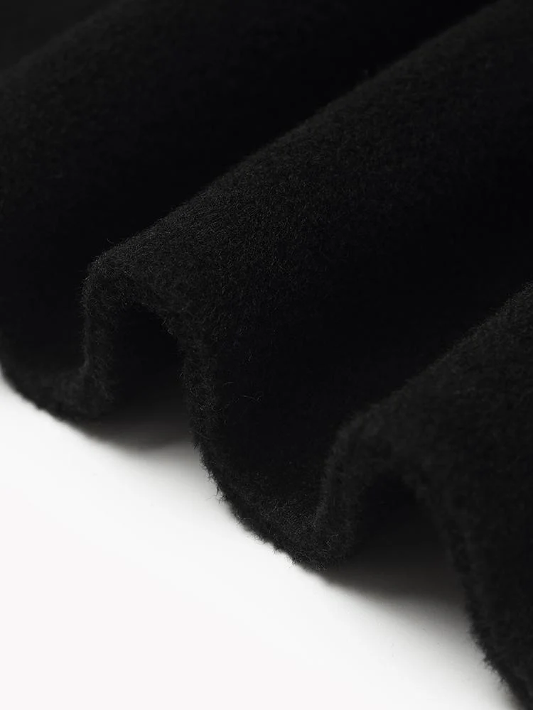 Wool And Cashmere Double-Faced Notched Lapel Women Coat - Image 13