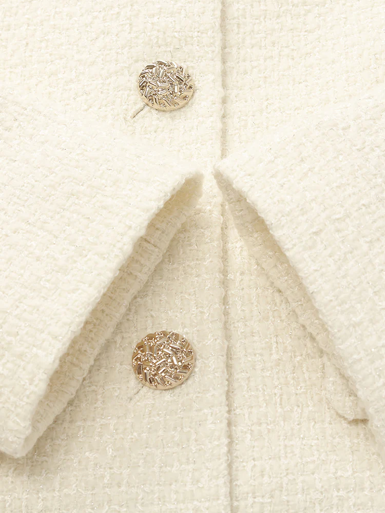 Goelia Women's Wool Blend Stand Collar Single-Breasted Women Jacket For Work And Daily - Image 11