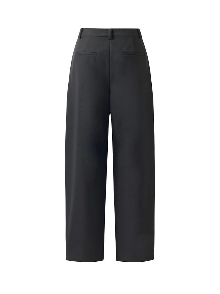 Wool Blend Women Full Length Pants - Image 8