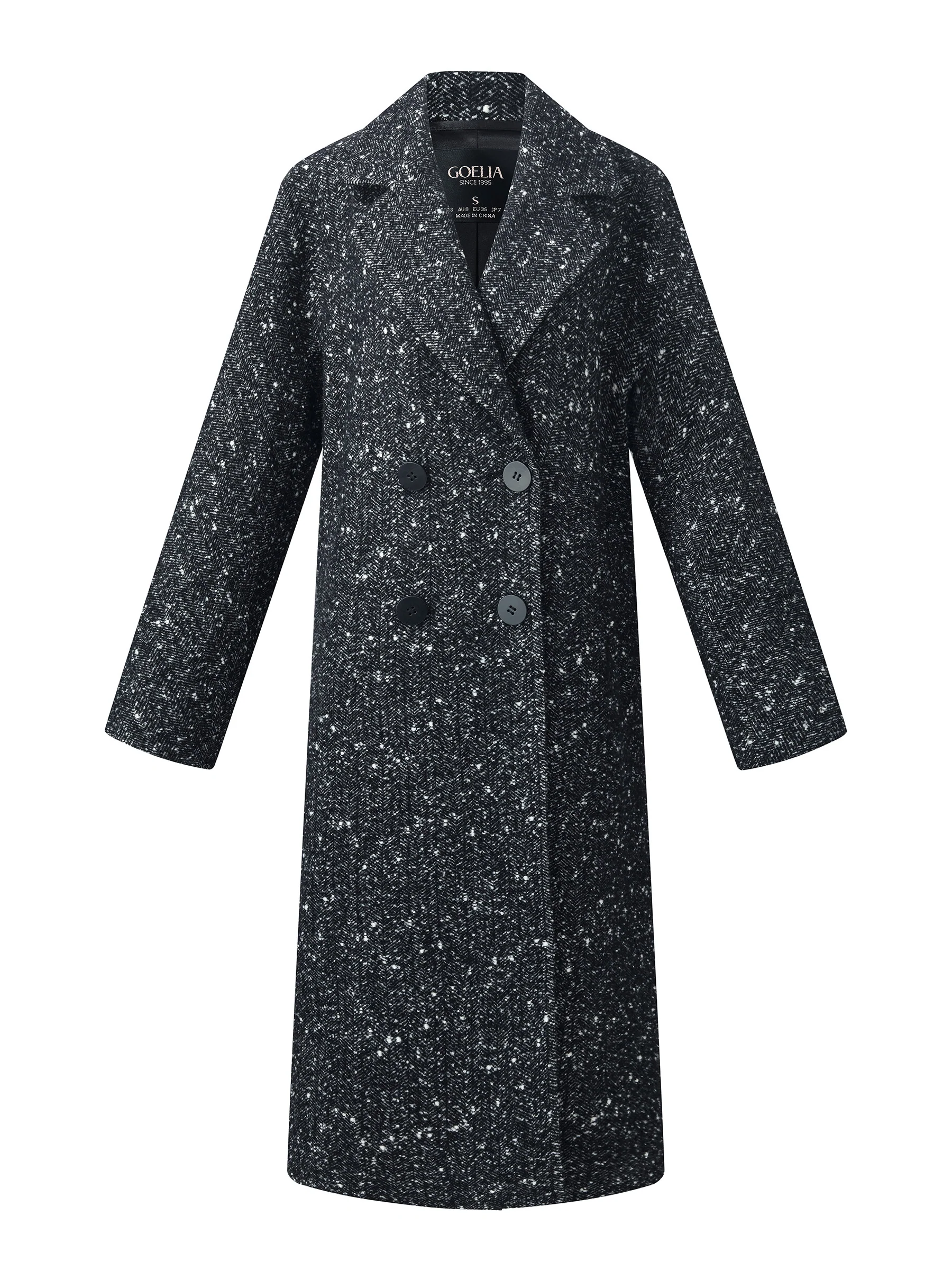 Wool Blend Unisex Oversized Coat - Image 8