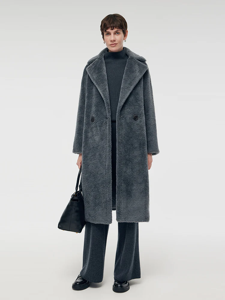 Wool Unisex Teddy Overcoat - Image 3