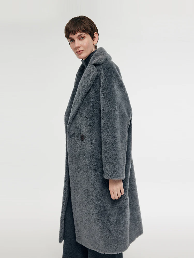 Wool Unisex Teddy Overcoat - Image 6