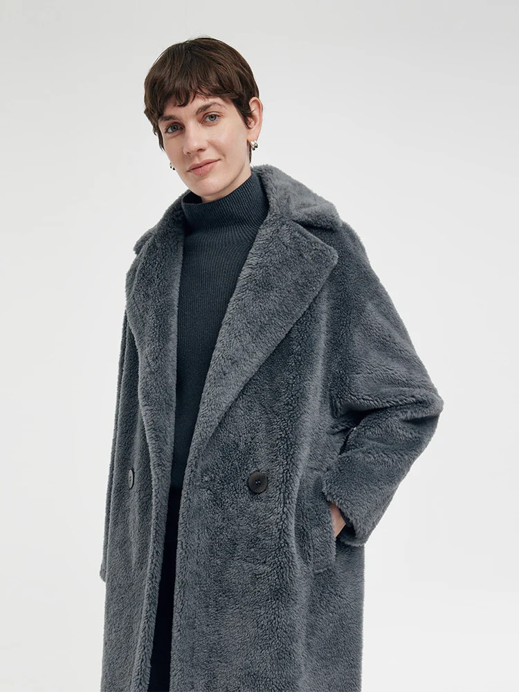 Wool Unisex Teddy Overcoat - Image 7