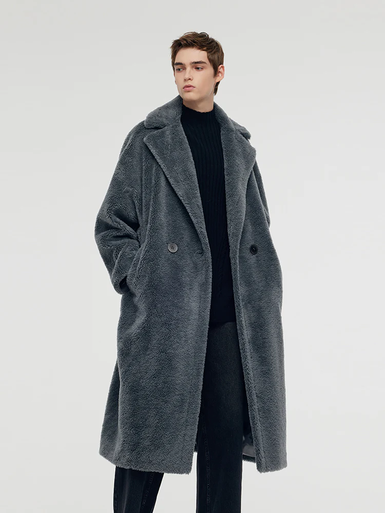 Wool Unisex Teddy Overcoat - Image 8