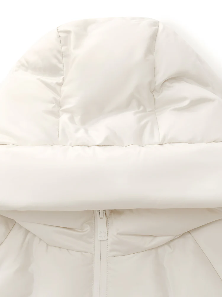 Zip-Up Hooded Goose Down Jacket - Image 12